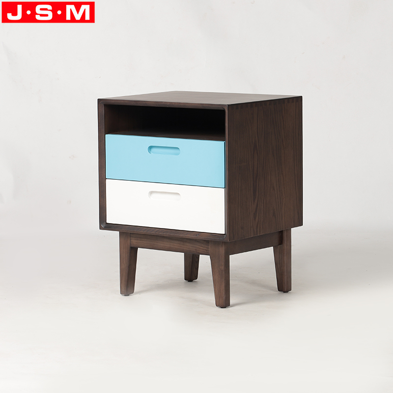 Best Cheap Multifunction Bedside Cabinet Furniture Ash Timber Base Wooden Bedside Cabinet With Drawer Storage