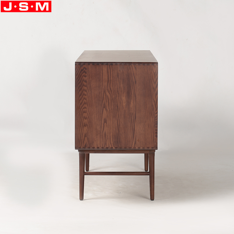 Good Quality Stand TV Cabinet Ash Timber Base Natural Wooden TV Cabinet For Living Room