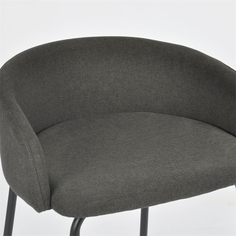 Unique Design Kitchen Wooden Pu Metal Base Coffee Bar Chairs