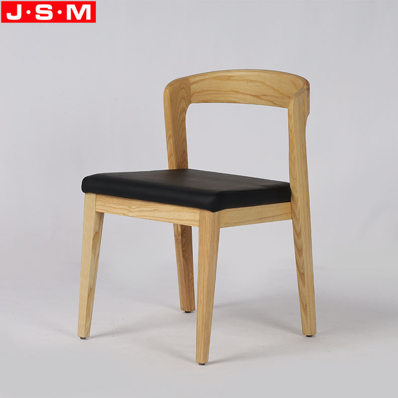 Europe Style Cushion Seat Dining Chair High Quality Timber Wooden Vintage Dining Chair
