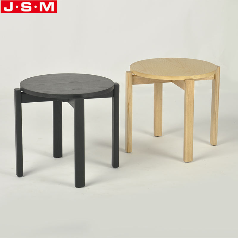 Contemporary Ash Timber Frame Bar Stool Simple Low Bar Stool Without Footrest