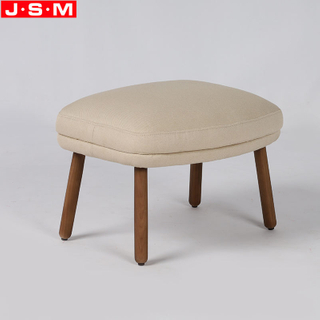 Office Recliner Footstool Ottoman Slipcover Ash Timber Base Bedroom Ottoman