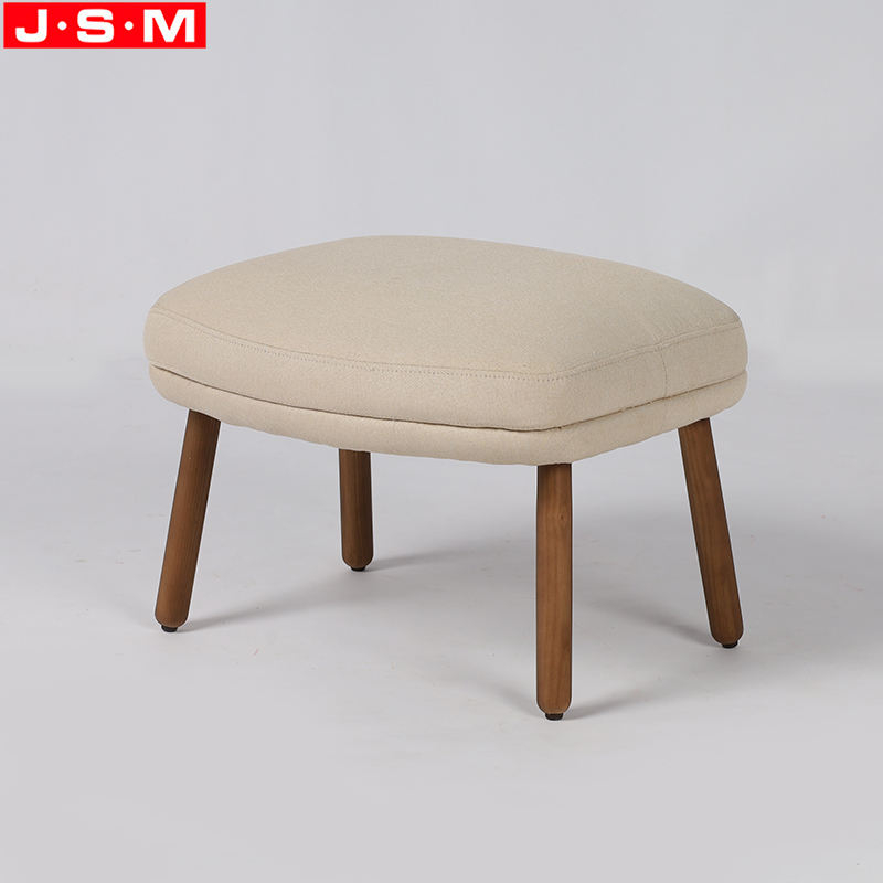 Office Recliner Footstool Ottoman Slipcover Ash Timber Base Bedroom Ottoman