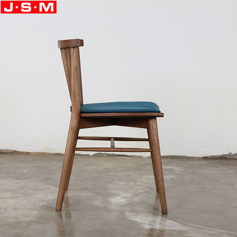 Moveable Cushion Seat Dining Room Furniture Fabric Restaurant Dining Chairs