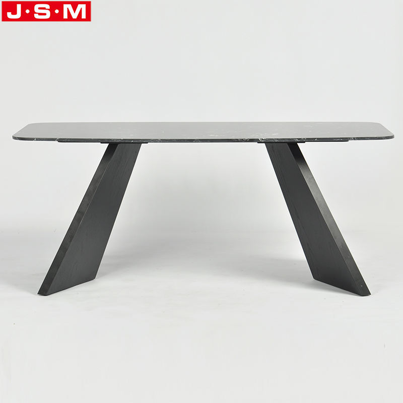 Good Quality Modern Rock Slab Top Dining Table Designs For Dining Room