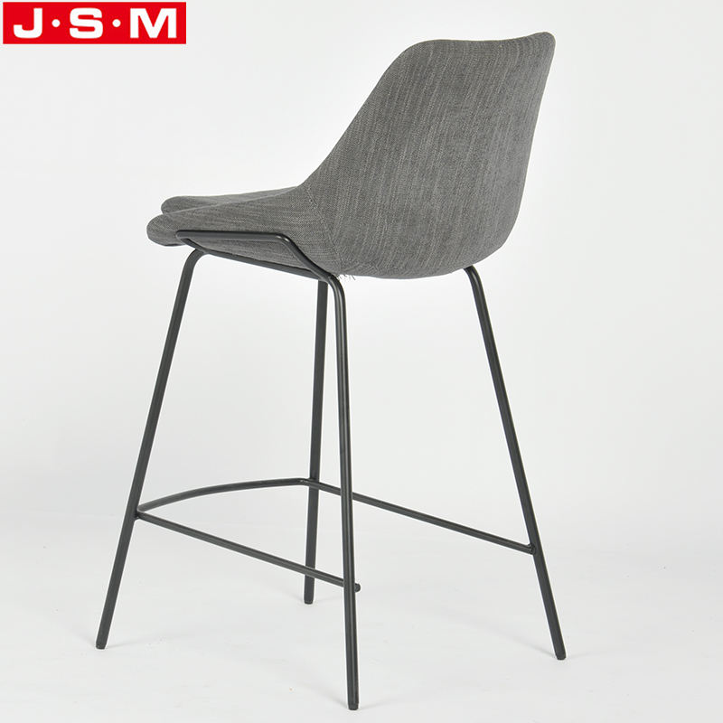 Promotional Furniture Kitchen Lounge Home High Metal Frame Round Back Bar Chair