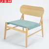Nordic Furniture Outdoor Garden Solid Wood Frames Fabric Upholstered Armchair