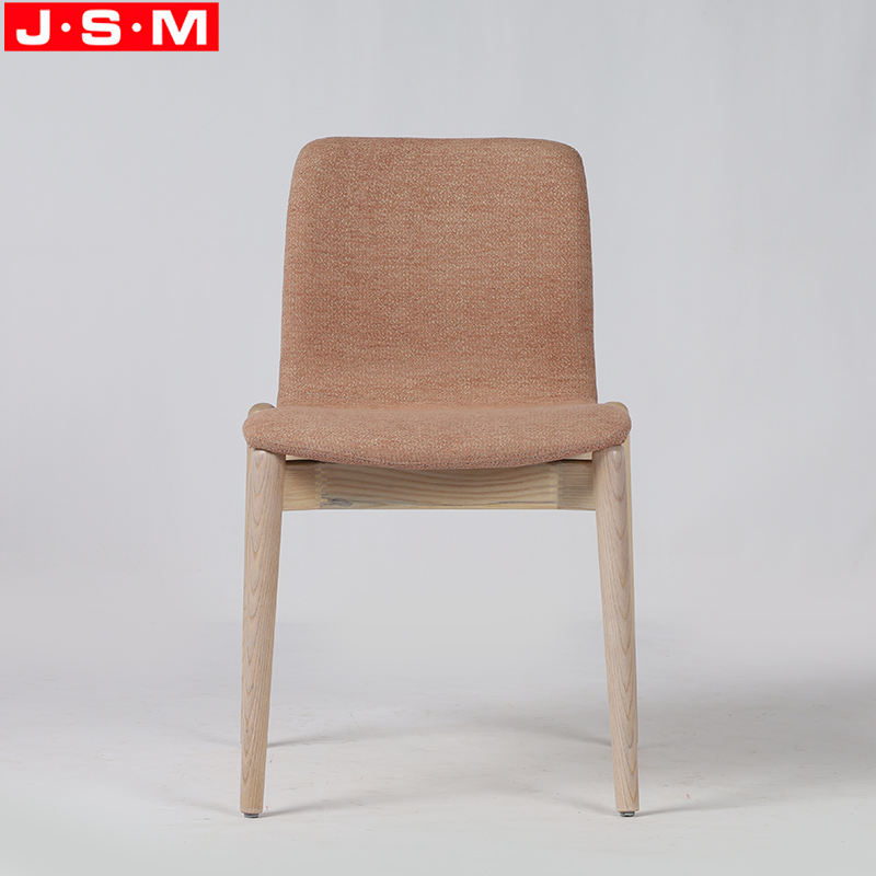 Nordic Fabric Kitchen Dining Room Furniture Chair Wooden Restaurant Dining Chair