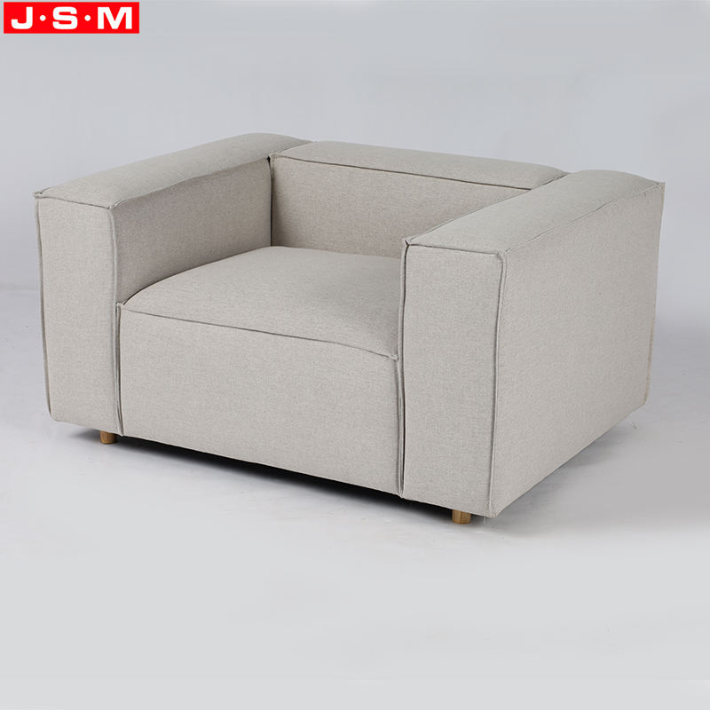 High Quality Living Room Furniture Lounge Sofa Italian Wooden Frame Fabric Sofa