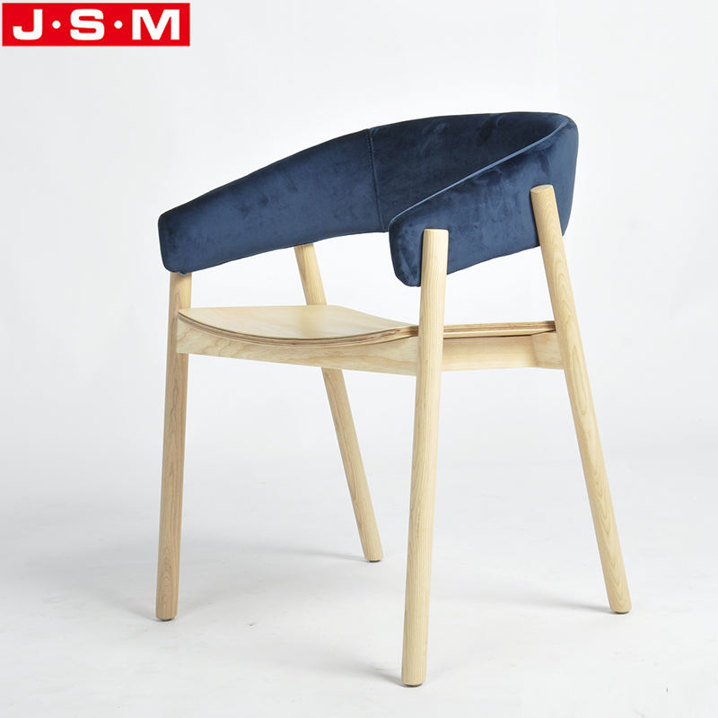 Cushion Backrest Hotel Restaurant Home Room Wood Veneer Seat Dining Chairs