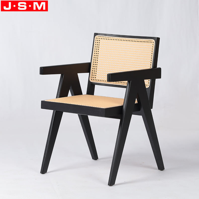 Italian Ash Timber Frame Armchair Living Room Modern Simple Restaurant Dining Chair