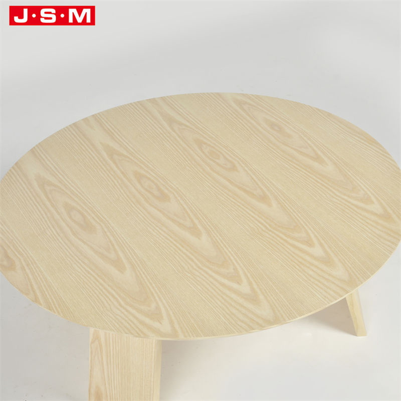 Japanese Side Table Garden Furniture Solid Wood Round Coffee Table