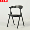 Home Furniture Coffee Restaurant Veneer Back And Seat Armchair Ash Timer Frame Dining Chair