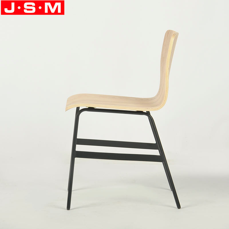 Good Quality Home Furniture Multiple Colors Veneer Seat Dining Chair