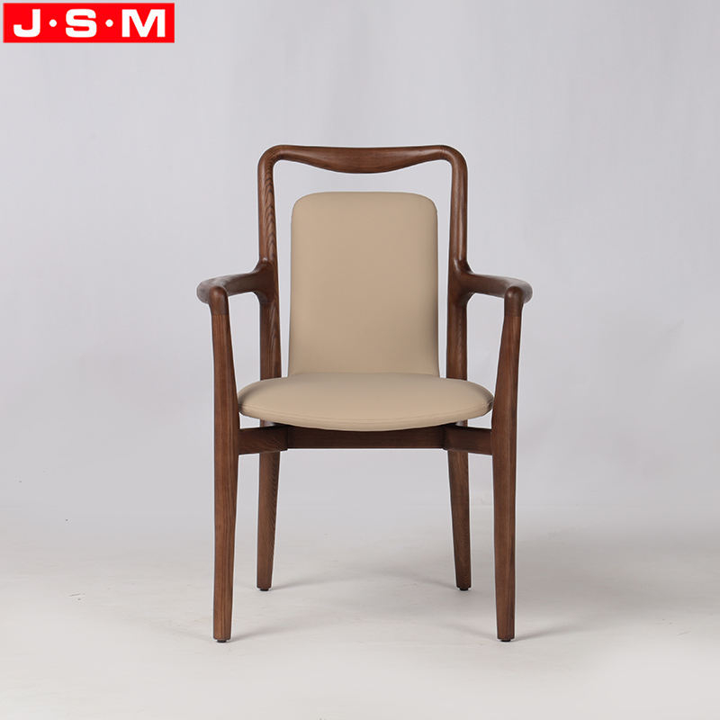 New Arrival Indoor Dining Room Furniture Fabric Dining Chair For Hotel Restaurant Wooden Chair