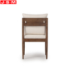 Hot Sell Modern Wooden Upholstered Leather Wood Legs Dining Chair