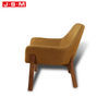 Nordic Style Wooden Frame Terrace Armchair For Bedroom Living Room