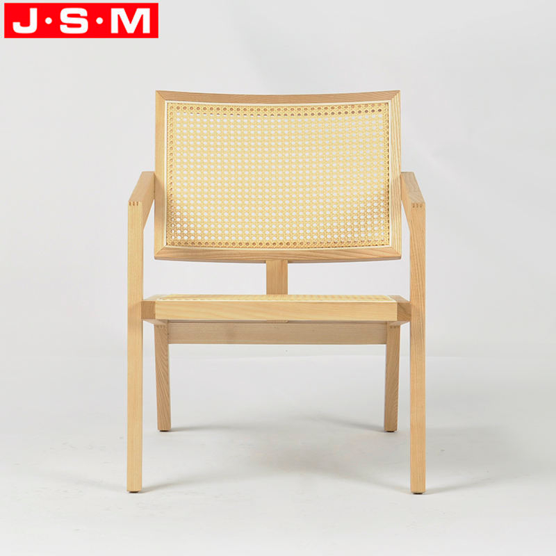 Nordic Furniture Garden Lounge Living Room Lobby Terrace Solid Wood Armchair