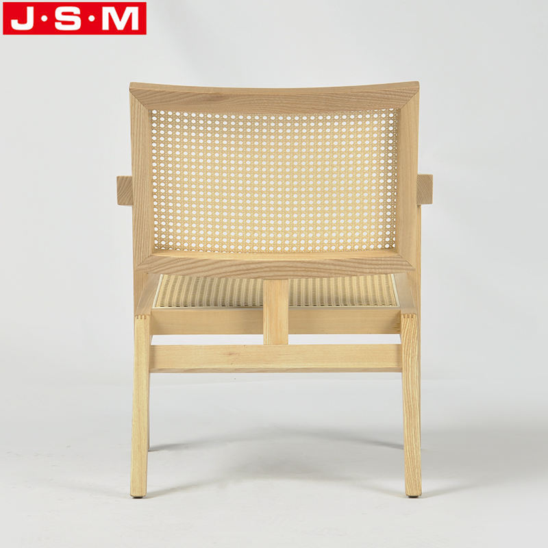 Classic Design Restaurant Hotel Church Solid Wood White Single Seater Accent Armchair Leisure Chair