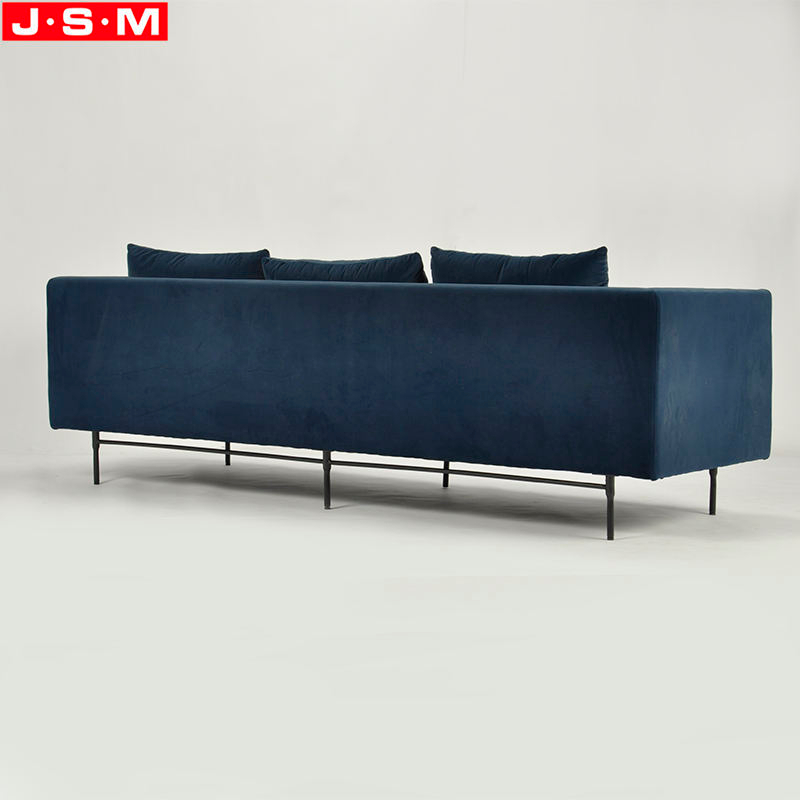 Any Color Is Available Retro Style Wooden Frame Living Room Sofa