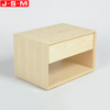 Wooden Bedside Cabinet 1 Drawer Side Tables Solid Timber Edge Nightstand