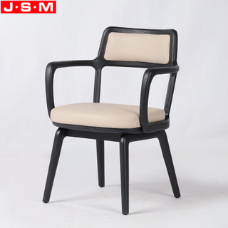 Wholesale Fabric Hotel Cushion Seat Upholstered Armrest Dining Room Chairs