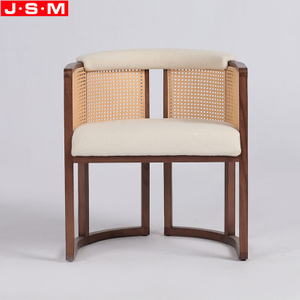 Wholesale Kitchen Furniture Wooden Chair Round Dining Chair With Armrest