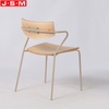 Home Furniture Modern Dining Chairs Wooden Metal Frame Dining Chairs