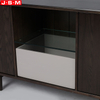 Modern Ash Timber Legs Home Veneer Carcase Wooden Panel Living Room TV Cabinet