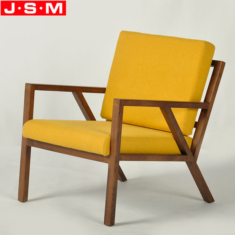 Classic Vintage Upholstered Wooden Frame Armchair Living Room Office Leisure Soft Chair