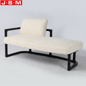 Home Decorative Cushion Seat Upholstered Bench Ash Timber Frame Long Bench Sofa