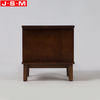 New Design Veneer Carcase Wooden Nightstand Bedroom Furniture Bedside Table