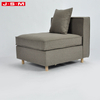 Nordic Villa L Shape Sofa Sectional Modular Furniture Wooden Love Seat Living Room Sofa