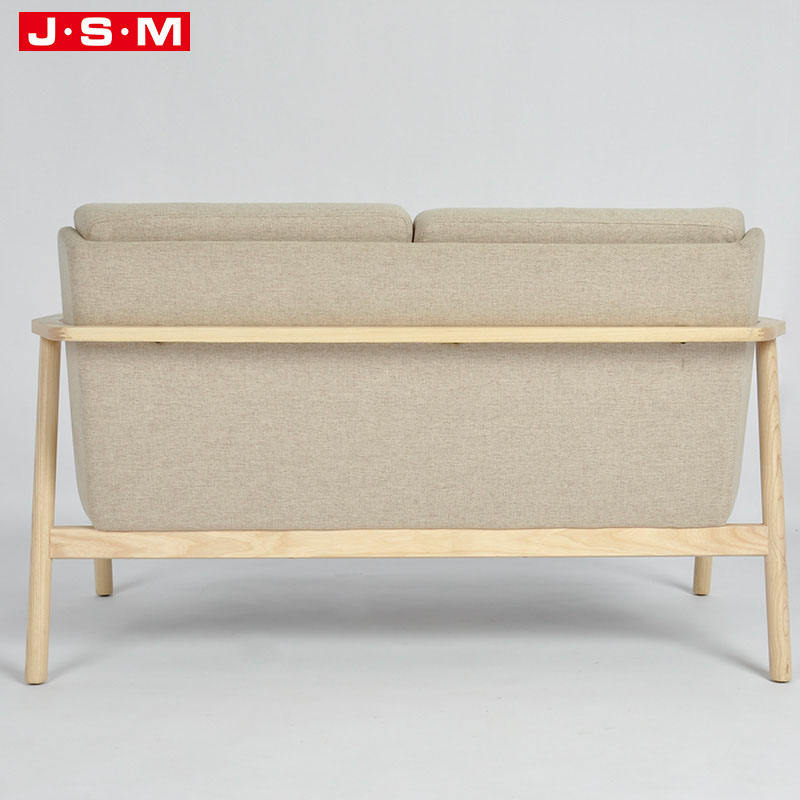 Nordic Modern L Shape Furniture Waiting Space Saver Extra Restaurante Home Wood Sofa