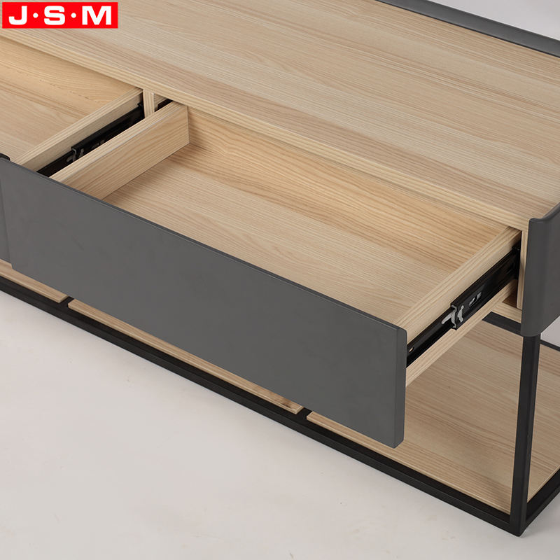 Modern Living Room Bedroom High Simple Cabinet Metal Two Drawers Cabinet