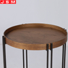 Nordic Side Table Living Room Stool Coffee Double Layer Tea Table