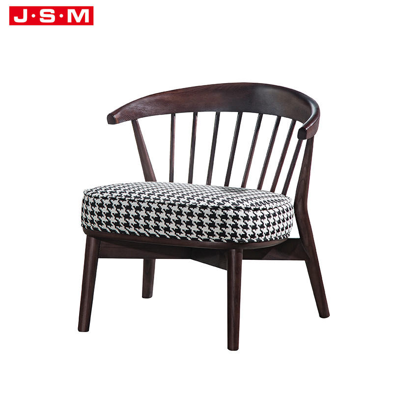 China Suppliers Vintage Upholstered Seat Ash Timber Frame Armless Low Wooden Chair