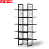 Retro Ash Frame Customized Book Display Shopping Mall Supermarket Shelf Display Rack