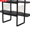Retro Ash Frame Customized Book Display Shopping Mall Supermarket Shelf Display Rack