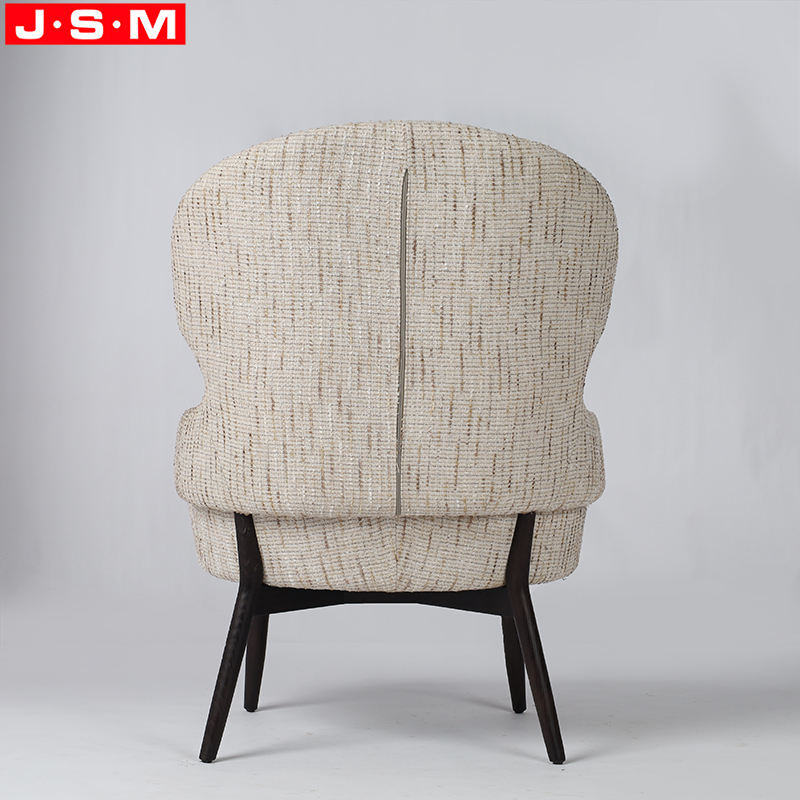 Modern Design Wooden Frame Living Room Bedroom High Back Armchair