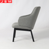 High Back Accent Chair Sofa Lounge Fabric Living Room Single Wooden Armchair