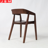 Chinese Style Veneer Seat Solid Wooden Table Chair Restaurant Dining Chair