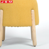 Top Selling Yellow Ottoman Bench Stool Wood Long Velvet Office Home Goods Puff Footstool Ottoman