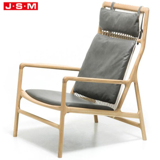 Luxury Modern Rustic Relax Fabric Solid Wood Royal Furniture Dining Armchair