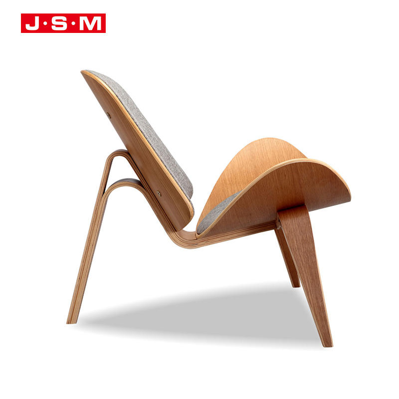 Hot Products Nordic Luxury Single Bent Wood Seat Ash Timber Frame Armchair