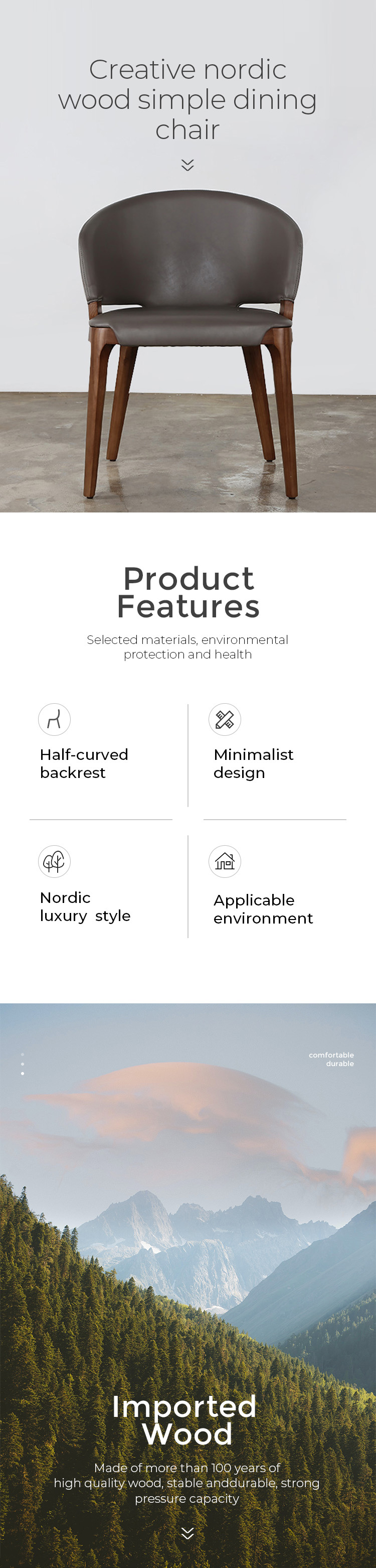 High Back Dining Chair