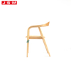 Best Selling Items Customized Modern Style 4 Legged Wooden Stool Dining Chair Solid Wood Hotel Armrest Chairs Dining Chair