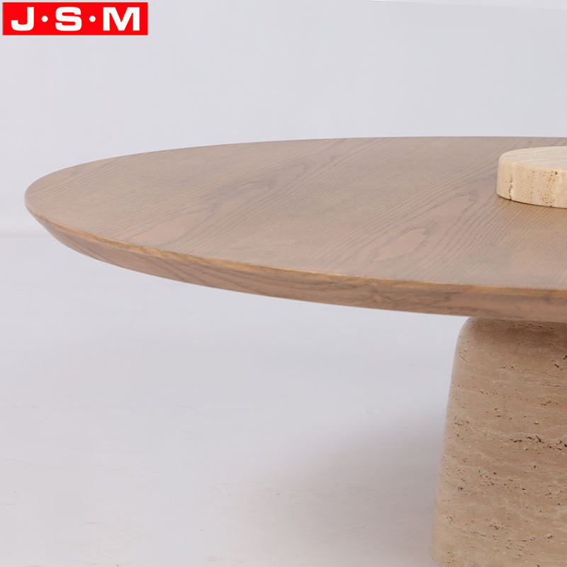 Professional Customized Color And Size Tea Table Man Made Stone Base Tea Table