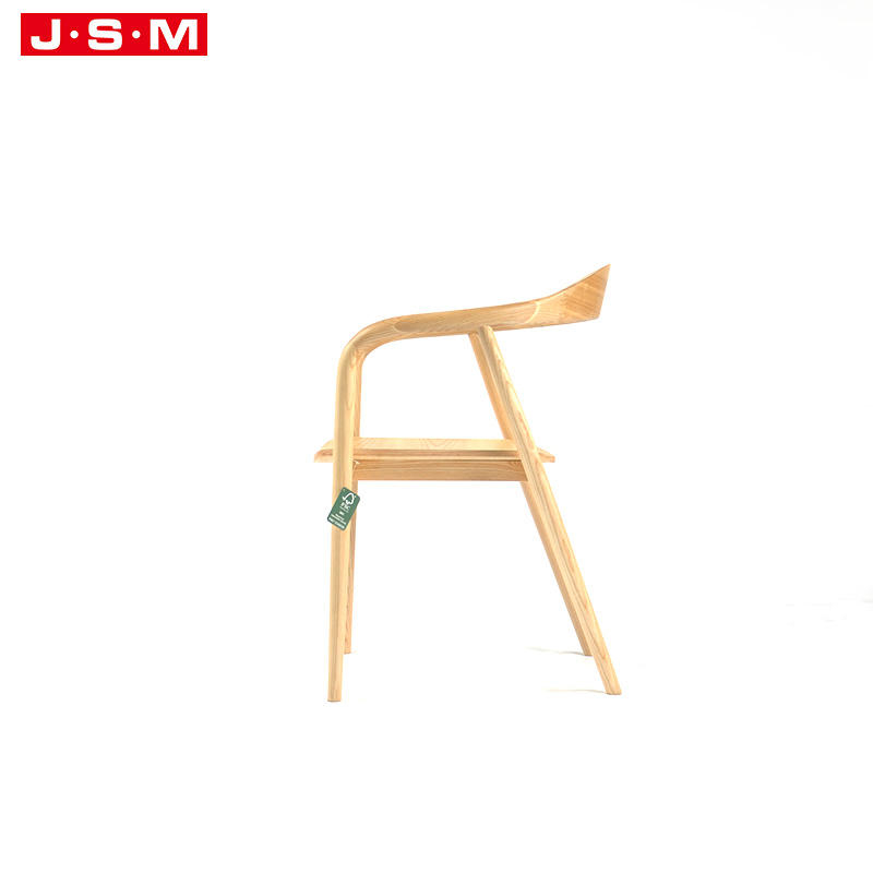 American Luxury Relax Fabric And Wooden Lounge Chair Wood Restaurant Chair