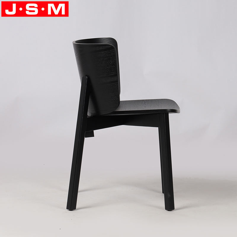 Hot Sale Nordic Light Luxury Dining Chair Wood Frame Plywood Dining Chairs